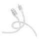 USB Cable Hoco Lightning X98 2.4A 1m silver 34723 фото 2