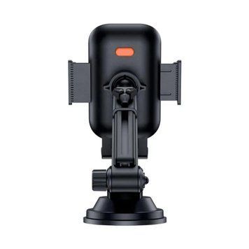 Автомобiльний тримач Baseus UltraControl Go Series Clamp-Type (Suction Cup Version) black 21421 фото