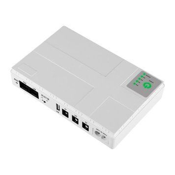 ДБЖ WGP Mini UPS 5V+9V+12V 2А 15V+24V 1А 10400mAh white 45825 фото