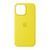 Silicone case Full camera iPhone 13 yellow 40459 фото
