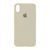 Silicone case Full iPhone Xs Max antique white 36923 фото