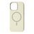 Силікон iPhone 14 Pro with MagSafe Fibra OmniMag milk white 46644 фото