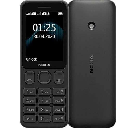 Телефон Nokia 125 DS Black UA 22064 фото