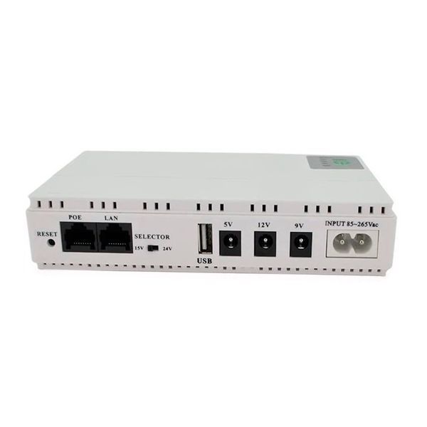 ДБЖ WGP Mini UPS 5V+9V+12V 2А 15V+24V 1А 10400mAh white 45825 фото