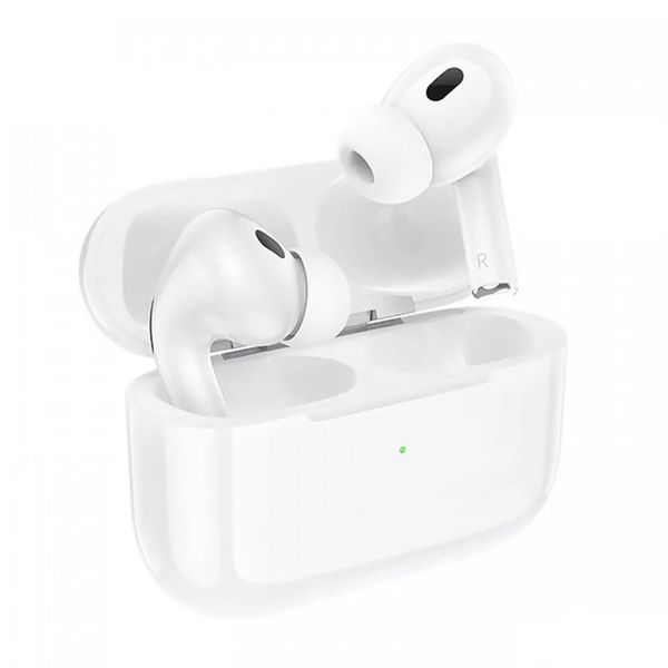 Навушники AirPods Pro Hoco EW48 white + case cat green 33556 фото
