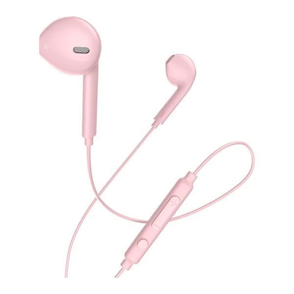 Навушники Hoco M55 (не вакуум) + мік pink 32638 фото