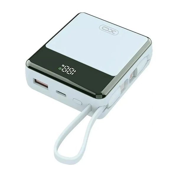 Power bank 10 000 mah XO PR224 fast charging dual line blue 00662 фото