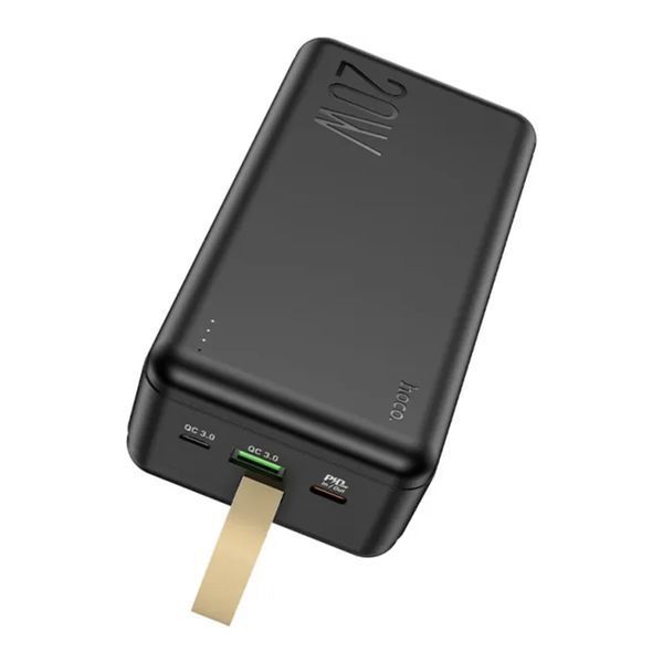 Power bank 30 000 mAh Hoco J87B PD 20W+QC 3.0 22.5W Bipow Display black 35326 фото