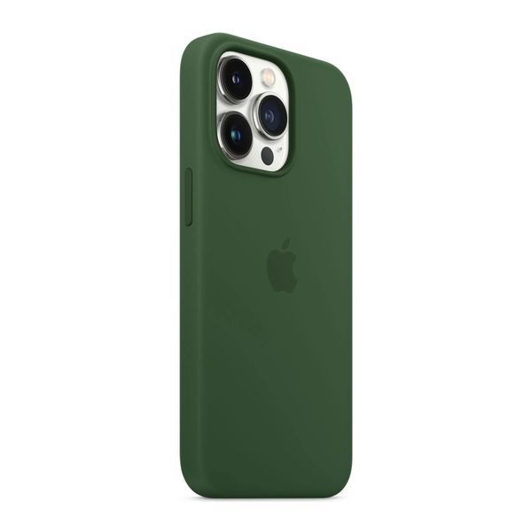 Silicone case iPhone 13 Pro with MagSafe clover 33890 фото