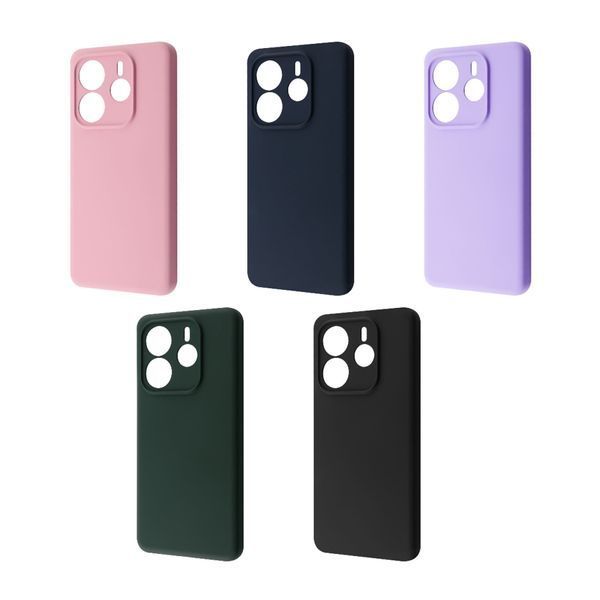 Silicone cover Full WAVE Xiaomi RedMi Note 14 4G dark blue 39078 фото