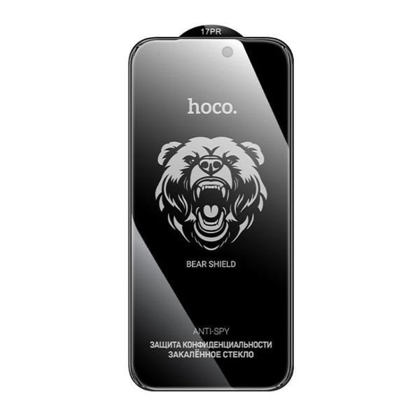 Скло Hoco A888 Plus Anti-Spy iPhone 17 Pro black 44090 фото