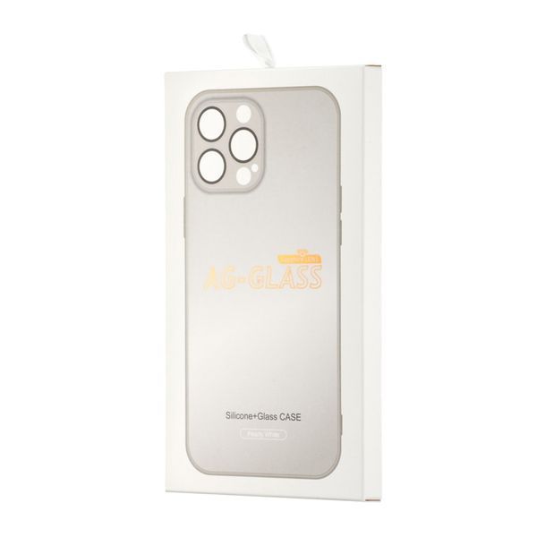 Силікон iPhone 13 Pro MagSafe glass pearly white 23827 фото