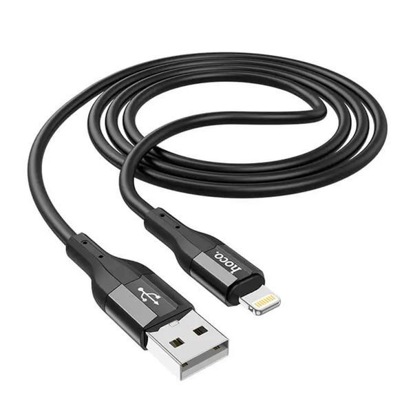 USB Cable Hoco Lightning X72 1m black 46479 фото