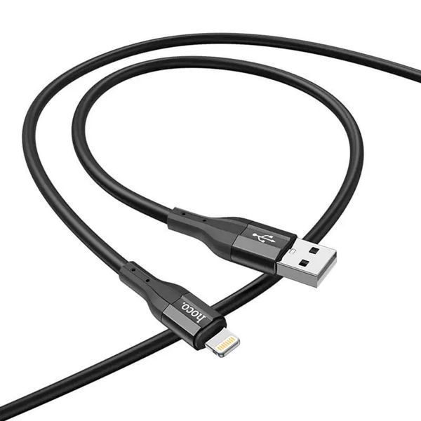 USB Cable Hoco Lightning X72 1m black 46479 фото
