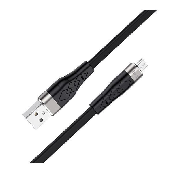 USB Cable Hoco Micro usb X53 2.4A 1m black 23769 фото
