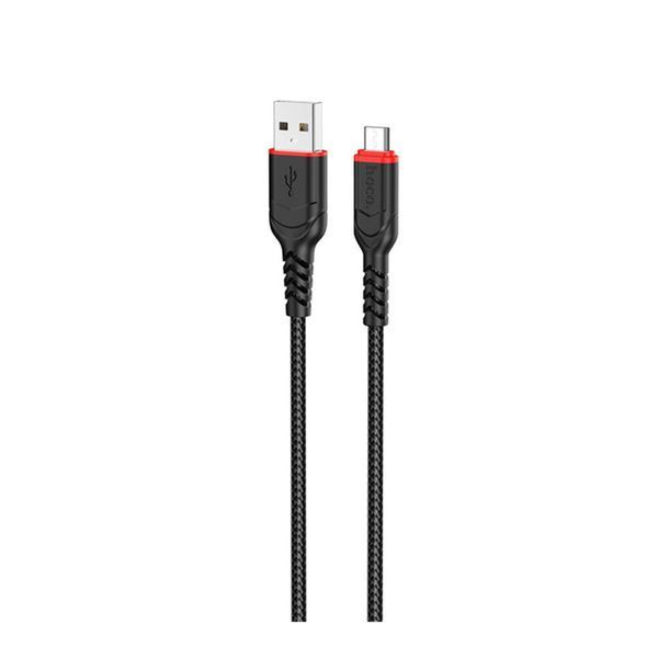 USB Cable Hoco Micro usb X59 2.4A 2m black 34734 фото