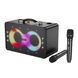 Колонка Bluetooth Hoco HA8 Ave black+2 мікрофона black 40417 фото 2
