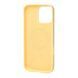 Silicone case iPhone 15 with MagSafe Premium yellow 41934 фото 2