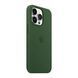 Silicone case iPhone 13 Pro with MagSafe clover 33890 фото 2