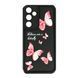 Силікон Samsung A17/A175F 2025 Prestige black butterfly 45776 фото 1