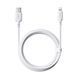 USB Cable Baseus Silky Series Fast Charging Lightning 2.4A (2m) white 46394 фото 4