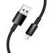 USB Cable Hoco Lightning X119 2.4A 1m black 42204 фото 3
