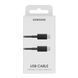 USB Cable SAMSUNG Type-C to Type-C 5A 1m black 44498 фото 1