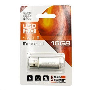 USB Flash 16 GB Mibrand Cougar Silver 23621 фото