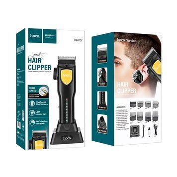 Машинка для стрижки Hoco DAR27 black 00055 фото