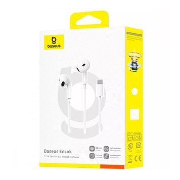 Навушники Baseus Encok CZ19 Type-C white 47188 фото
