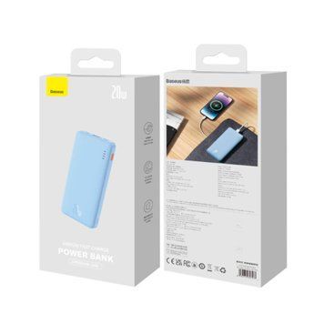 Power bank 10 000 mAh Baseus Airpow Fast Charge 20W Galaxy blue 45826 фото