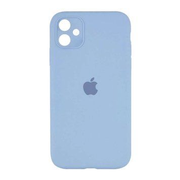 Silicone case Full camera iPhone 14 lilac cream 30184 фото