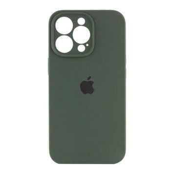 Silicone case Full camera iPhone 14 Pro Max cyprus green 29746 фото