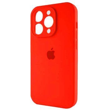 Silicone case Full camera iPhone 15 Pro Max red 32287 фото