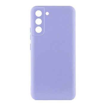 Silicone cover wave Samsung S21 FE light purple 03664 фото