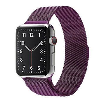 Універсальний ремінець 20mm Milanese Loop dark purple 42568 фото
