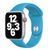 Ремінець Apple watch 42/44/45mm silicone azure 34491 фото