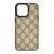 Силікон iPhone 15 Pro Max Leather mix with MagSafe Guess beige 37584 фото