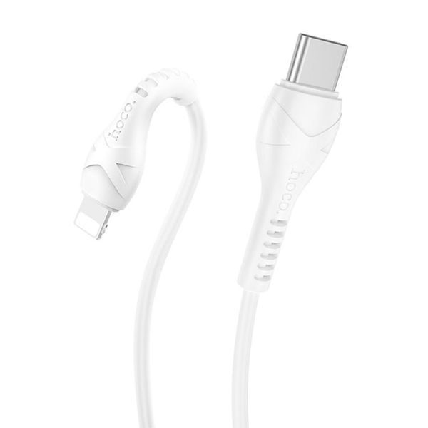 Cable Hoco Type-C to Lightning X37 3A 1m white 42786 фото