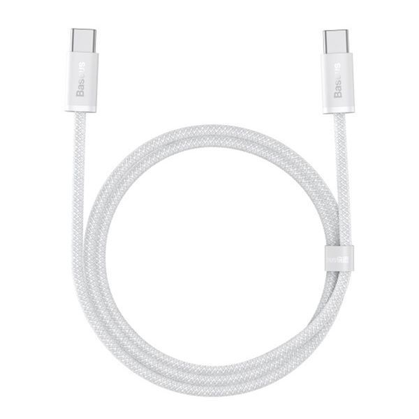 Cable Baseus Dynamic Series Fast Charging Type-C to Type-C 100W (1m) white 12792 фото