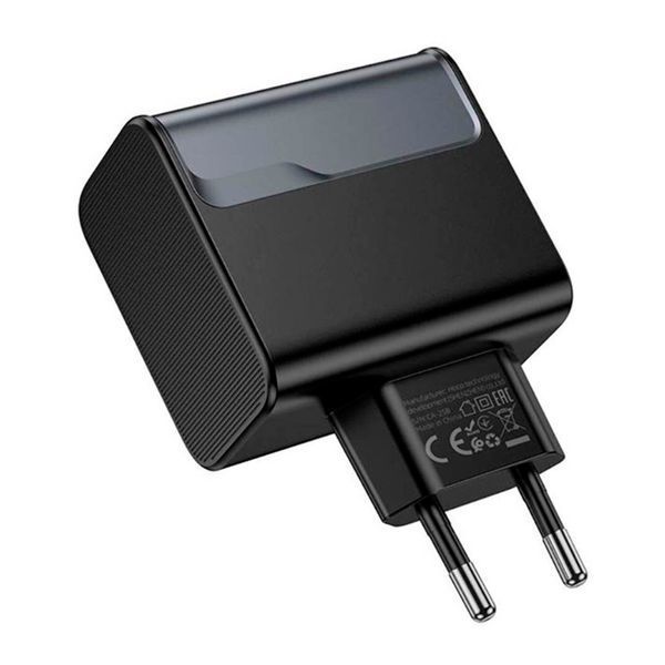 МЗП Hoco CS74A PD 45W/3A (1USB-1USB-C) black 45673 фото