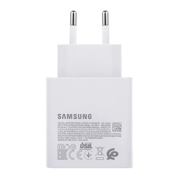 МЗП SAMSUNG 65W (EP-TA865NWE) White UA 45099 фото