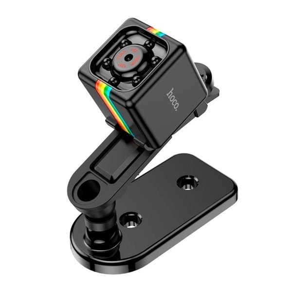 Портативна камера Hoco DI13 mini portable battery camera 1080p TF 30min black 48117 фото