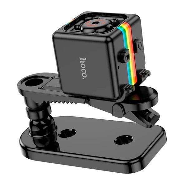 Портативна камера Hoco DI13 mini portable battery camera 1080p TF 30min black 48117 фото