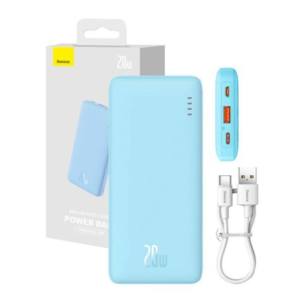 Power bank 10 000 mAh Baseus Airpow Fast Charge 20W Galaxy blue 45826 фото