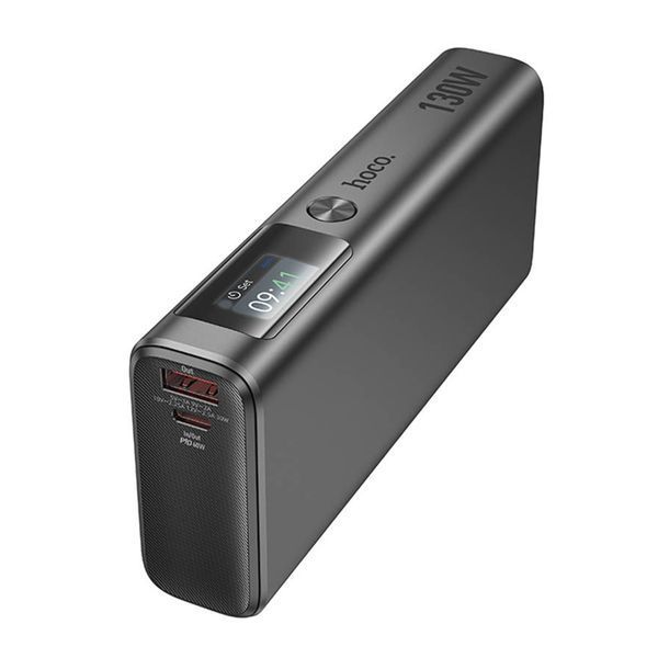 Power bank 20 000 mah Hoco Q17B 130W 1USB/QC3.0/30W/1PD 100W/2PD 60W (input Type-C 65W/Type-C black 00700 фото