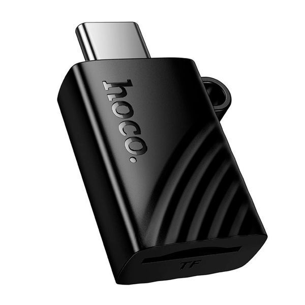 Сard reader Hoco HB53 Type-C 2.0 Micro SD black 47255 фото