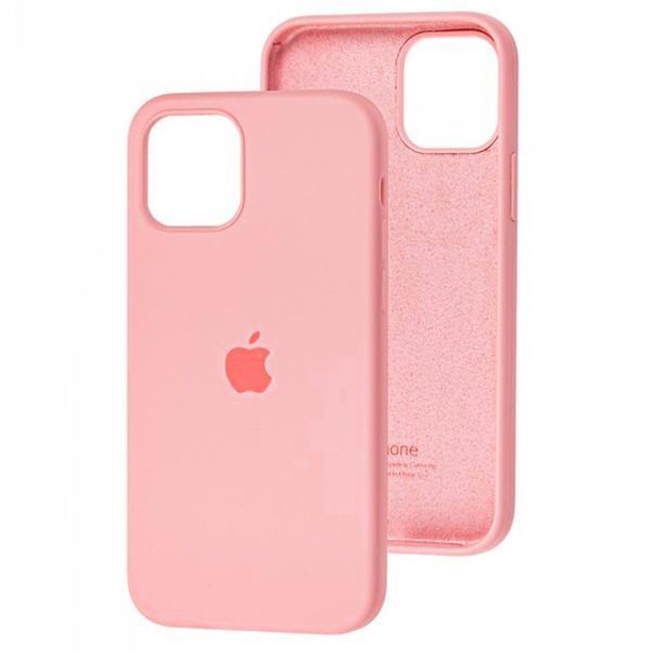 Silicone case Full iPhone X/XS pink 33086 фото