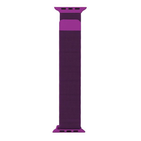 Універсальний ремінець 20mm Milanese Loop dark purple 42568 фото