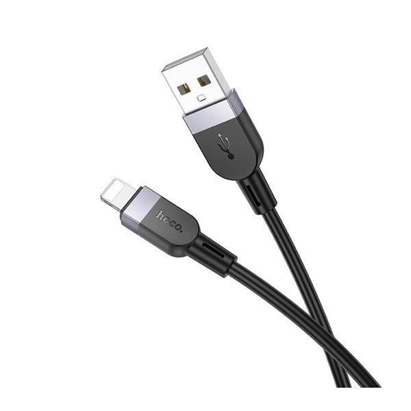 USB Cable Hoco Lightning X109 2.4A 3m black 39676 фото